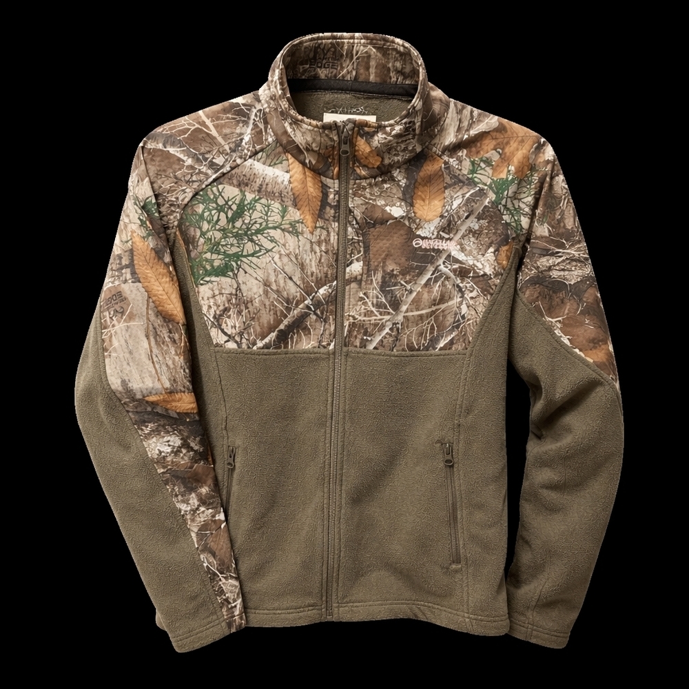 Magellan Outdoors Camo Fleece Jacket | Full Zip | Women’s L